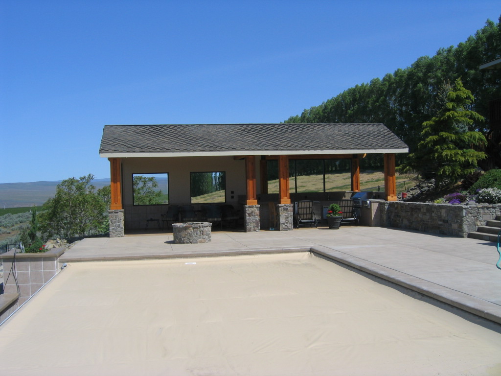 Custom all-tile pool at Quincy Vistas, a custom pool built in Quincy, WA, WA by Outdoor Elements Northwest